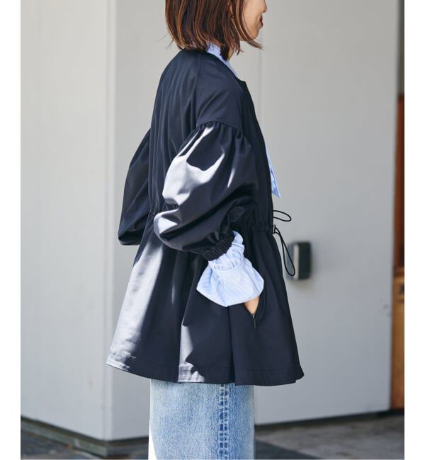 VERMEIL par iena「《WEB限定/追加3予約》ノーカラーギャザーブルゾン」|その他|