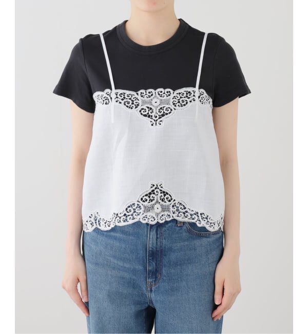 IENA「Heriter/エリテ bobbin lace pants camisole キャミソール H0-00-3072」|キャミソール|