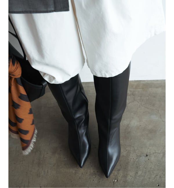 VERMEIL par iena「NEBULONI.E ネブローニ Long Boots H;5.5cm Nappa 7719C AGU」|ロングブーツ|