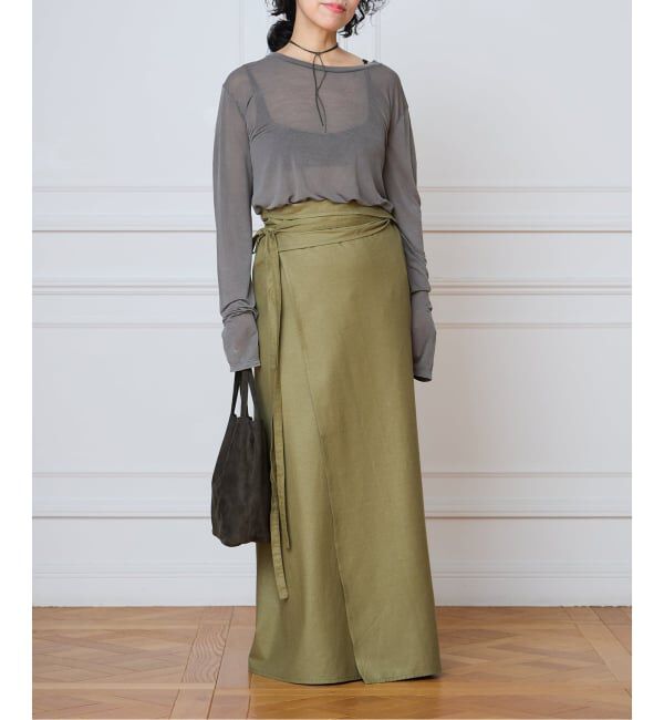 IENA LA BOUCLE「Baserange ベースレンジ LONG SLEEVE TEE TTLSLY-AW26」|Tシャツ・カットソー|