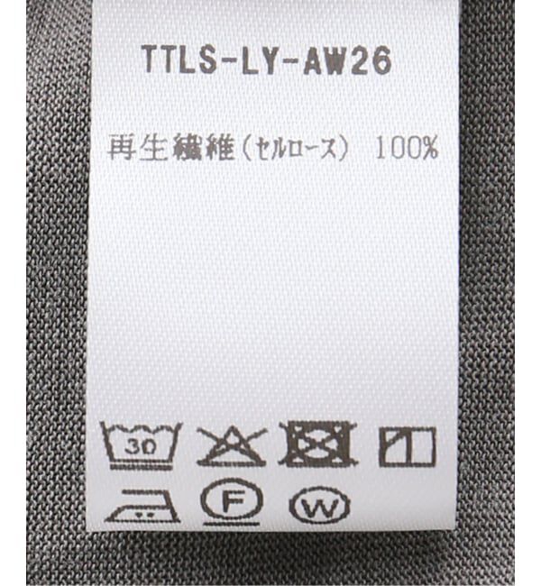 IENA LA BOUCLE「Baserange ベースレンジ LONG SLEEVE TEE TTLSLY-AW26」|Tシャツ・カットソー|
