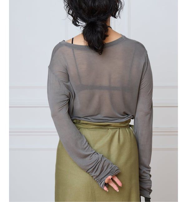 IENA LA BOUCLE「Baserange ベースレンジ LONG SLEEVE TEE TTLSLY-AW26」|Tシャツ・カットソー|