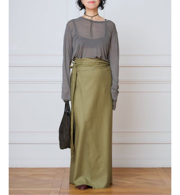IENA LA BOUCLE「Baserange ベースレンジ LONG SLEEVE TEE TTLSLY-AW26」|Tシャツ・カットソー|
