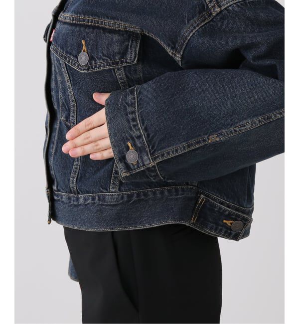 SLOBE IENA「LEVI'S/リーバイス LOOSE CROP TRUCKER 0089L-0007」|デニムジャケット|