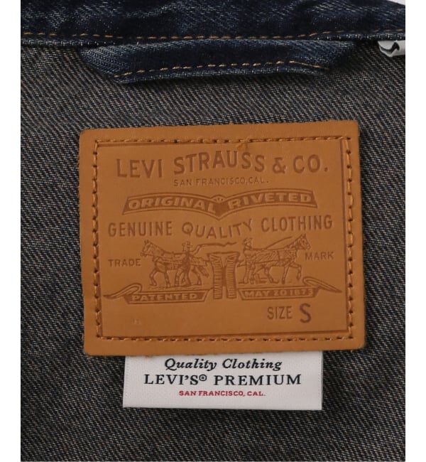 SLOBE IENA「LEVI'S/リーバイス LOOSE CROP TRUCKER 0089L-0007」|デニムジャケット|