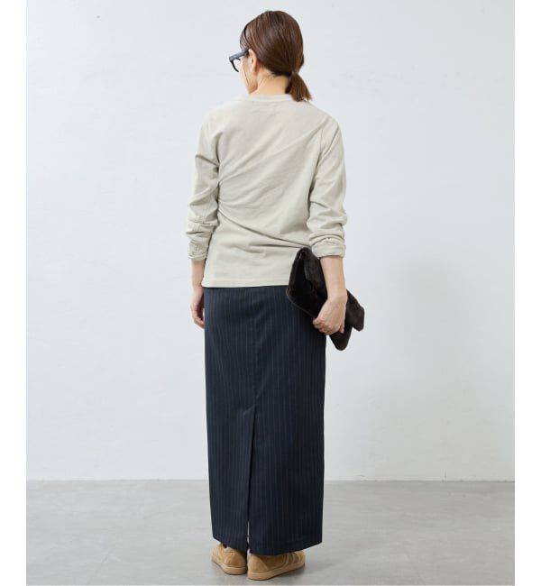 IENA「ywy/ワイワイ 別注 TUCK DRAPE TOPS EX カットソー TUCK DRP VNTG」|Tシャツ・カットソー|
