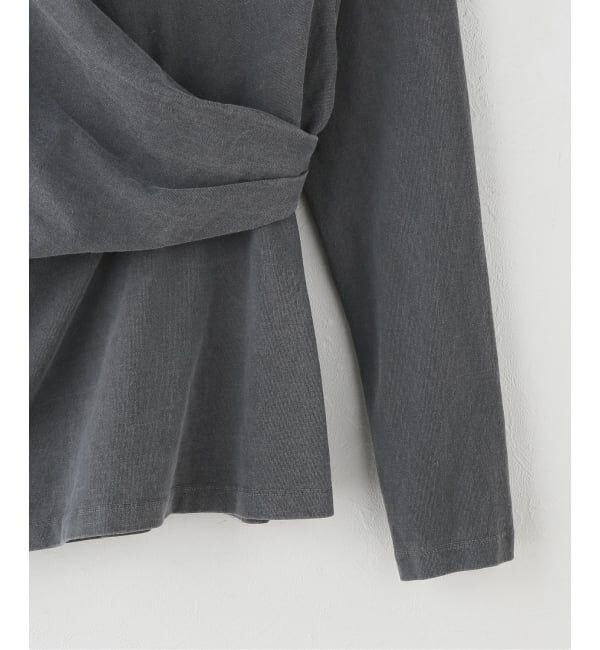 IENA「ywy/ワイワイ 別注 TUCK DRAPE TOPS EX カットソー TUCK DRP VNTG」|Tシャツ・カットソー|