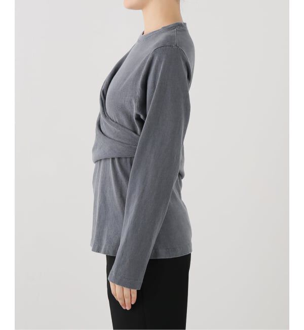IENA「ywy/ワイワイ 別注 TUCK DRAPE TOPS EX カットソー TUCK DRP VNTG」|Tシャツ・カットソー|