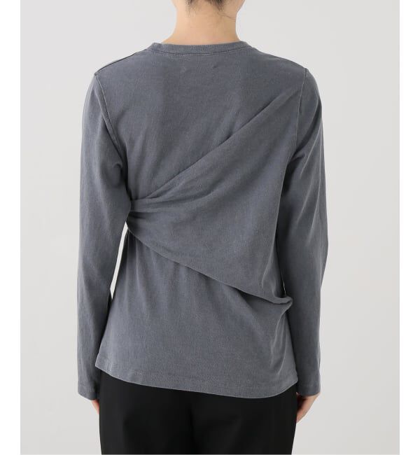IENA「ywy/ワイワイ 別注 TUCK DRAPE TOPS EX カットソー TUCK DRP VNTG」|Tシャツ・カットソー|