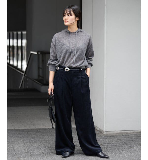 IENA「《予約》レーヨンウールコーデュロイパンツ」|その他|