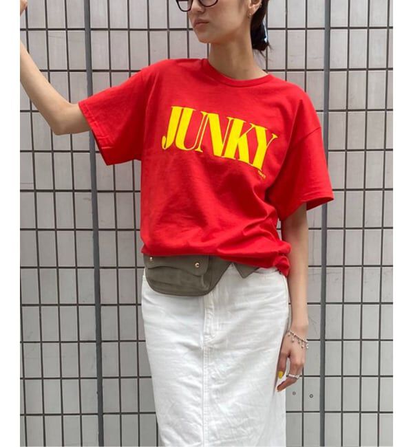Oriens JOURNAL STANDARD「【nancy/ナンシー】 JUNKY TEE」|Tシャツ・カットソー|レッド