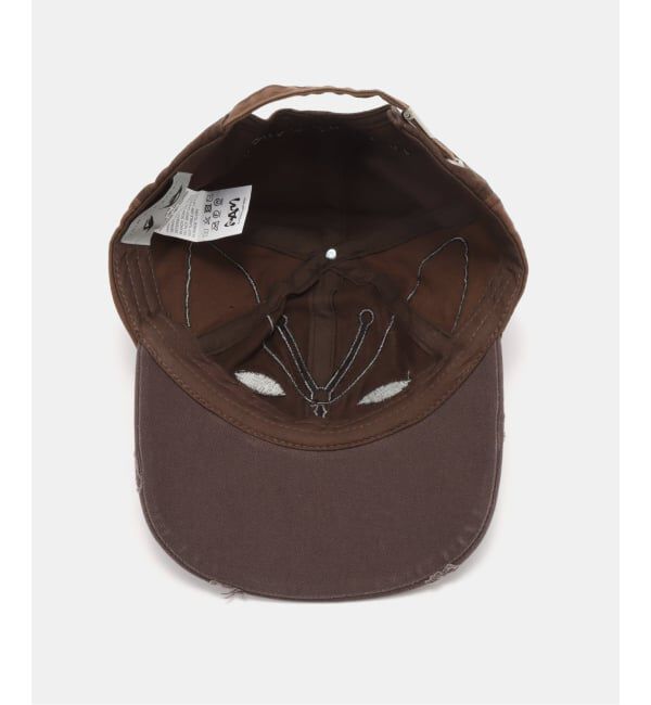 Oriens JOURNAL STANDARD「【P.A.M/パム】ALIEN BUTTERFLY TONAL BASEBALL CAP（BROWN）（）」|キャップ・キャスケット|