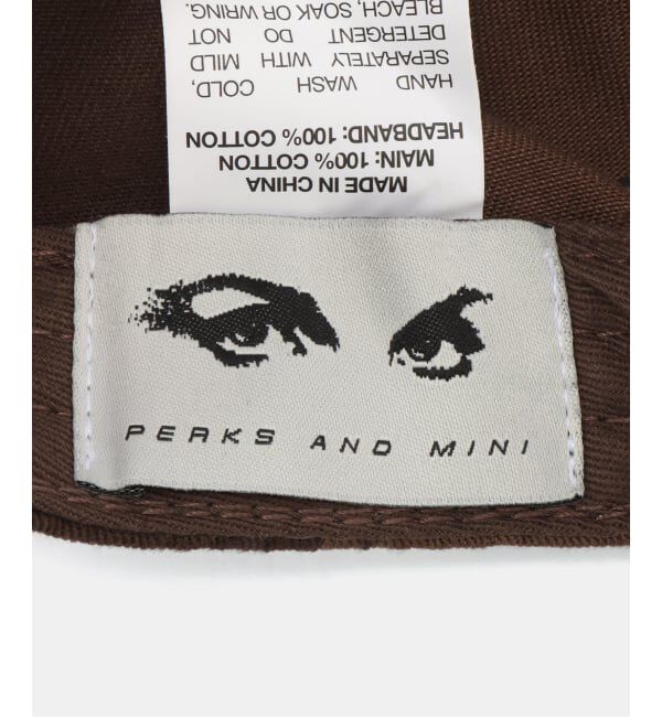 Oriens JOURNAL STANDARD「【P.A.M/パム】ALIEN BUTTERFLY TONAL BASEBALL CAP（BROWN）（）」|キャップ・キャスケット|