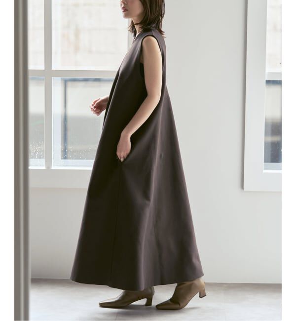 NOBLE「ADAWAS/アダワズ ECO-LIGHT-FLARED 2WAY DRESS」|ワンピース|