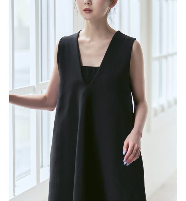 NOBLE「ADAWAS/アダワズ ECO-LIGHT-FLARED 2WAY DRESS」|ワンピース|
