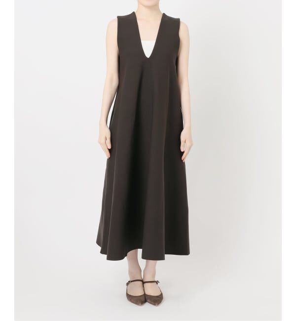 NOBLE「ADAWAS/アダワズ ECO-LIGHT-FLARED 2WAY DRESS」|ワンピース|