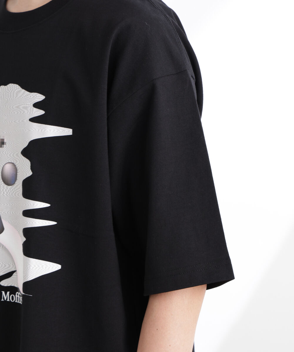 NANO universe「「MOFFISIE」1.0オリジナルプリント Tシャツ 半袖」|Tシャツ・カットソー|