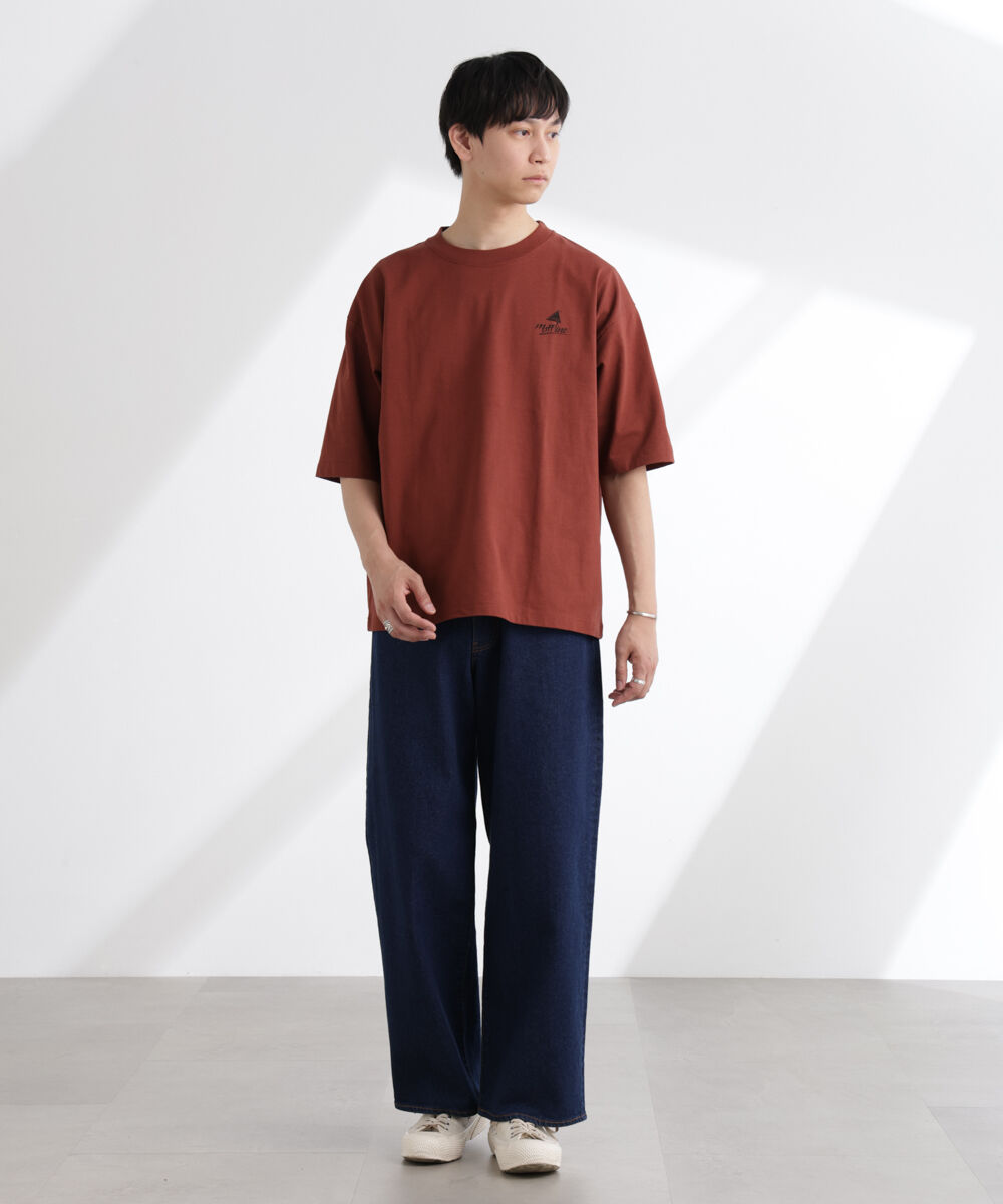NANO universe「「MOFFISIE」1.0オリジナルプリント Tシャツ 半袖」|Tシャツ・カットソー|