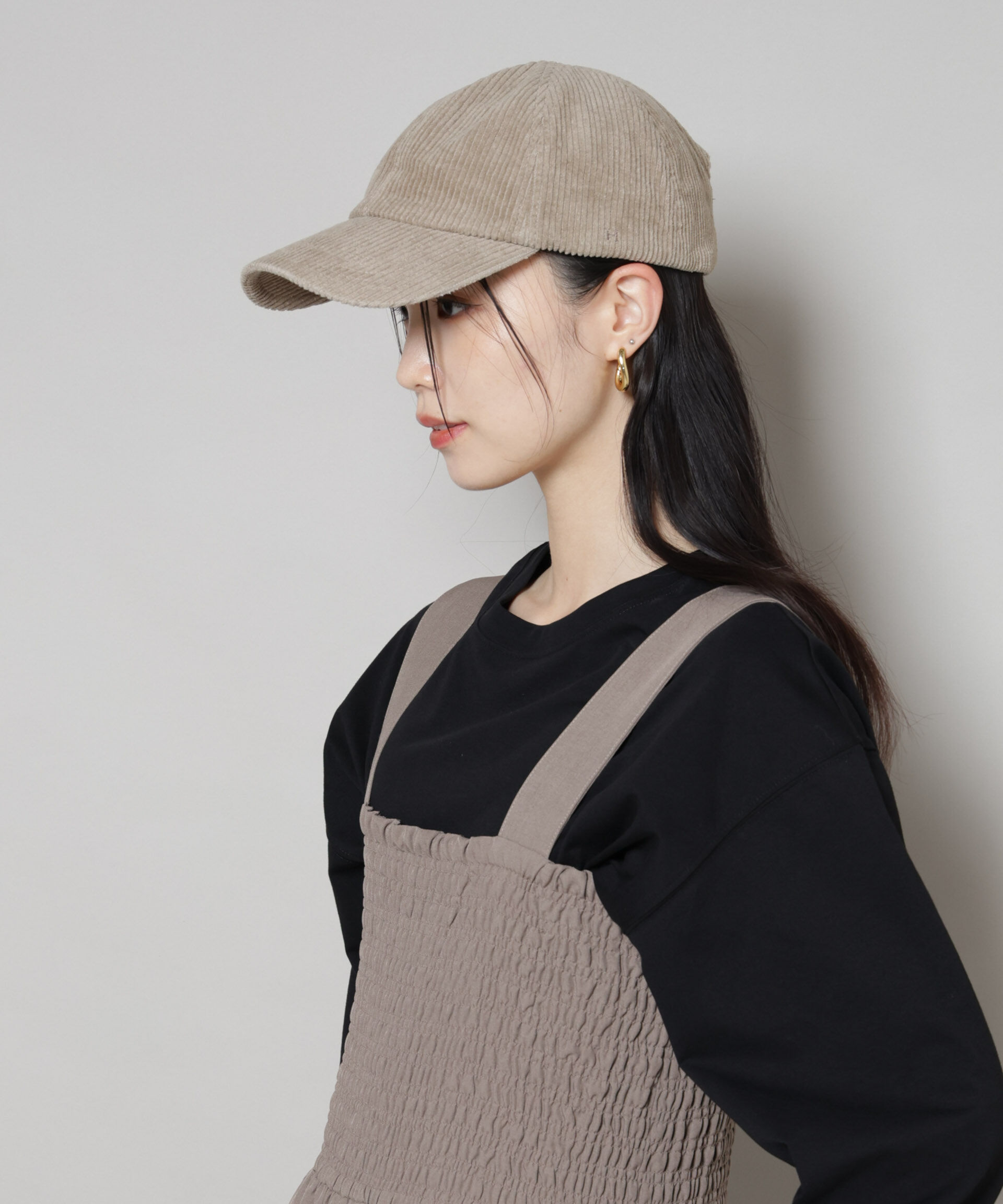 nano･universe「Healthknit/別注コーデュロイキャップ」|キャップ・キャスケット|