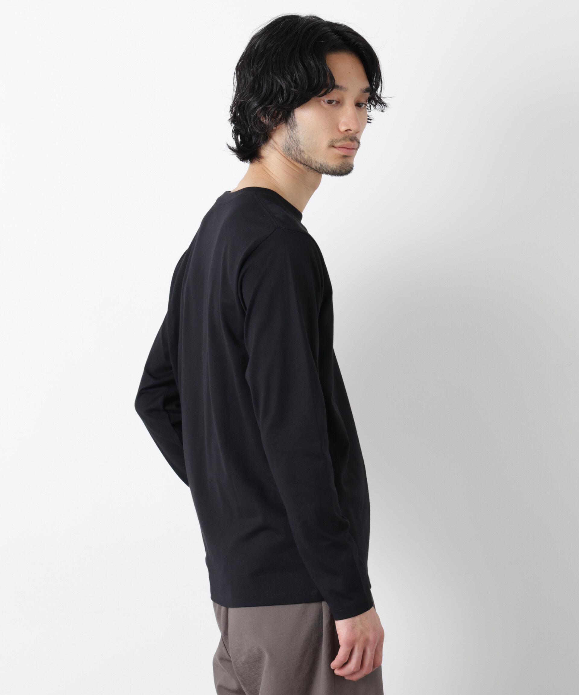 NANO universe「Anti Soaked(R)汗染み防止 クルーネックTシャツ」|Tシャツ・カットソー|