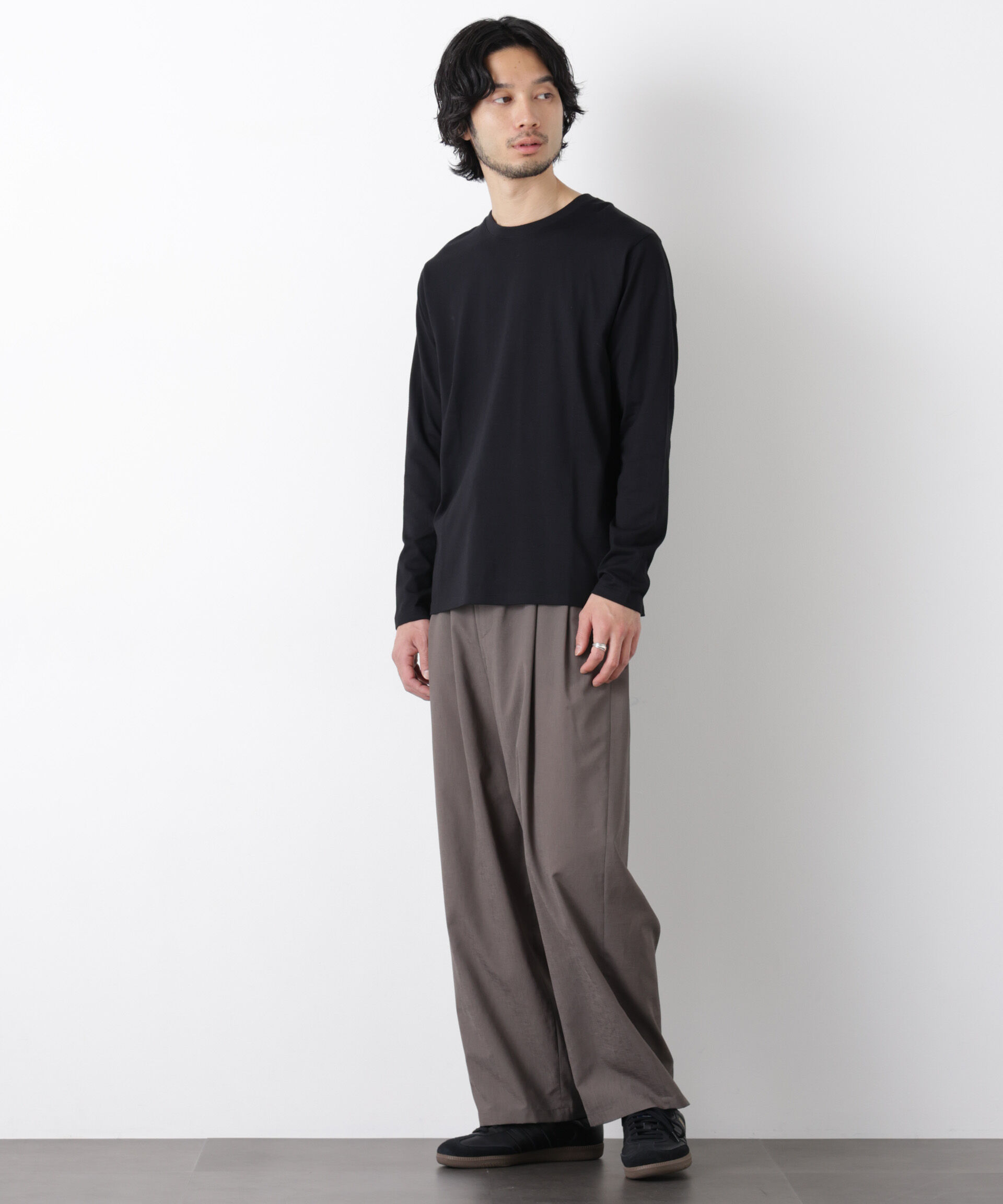NANO universe「Anti Soaked(R)汗染み防止 クルーネックTシャツ」|Tシャツ・カットソー|