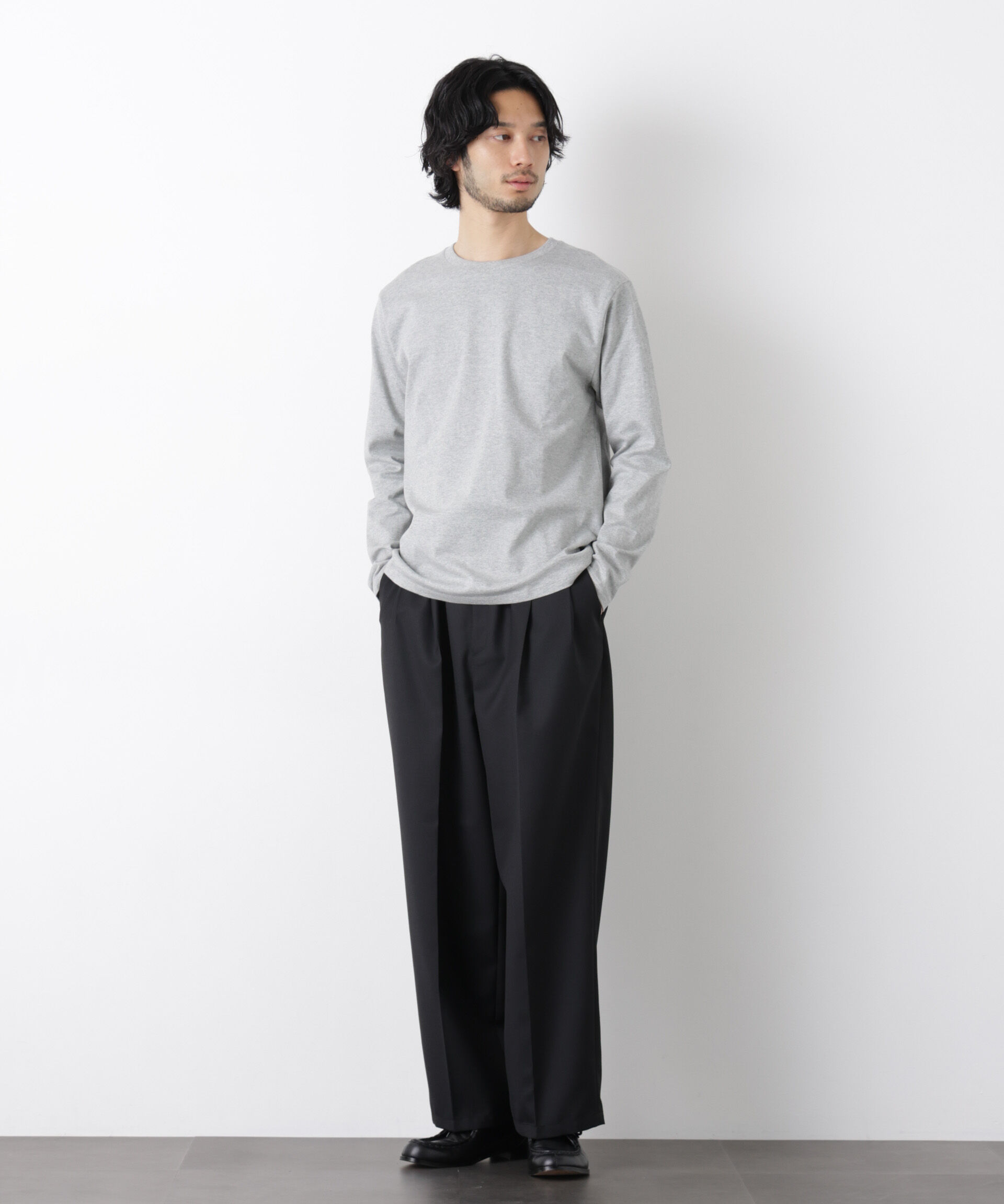 NANO universe「Anti Soaked(R)汗染み防止 クルーネックTシャツ」|Tシャツ・カットソー|