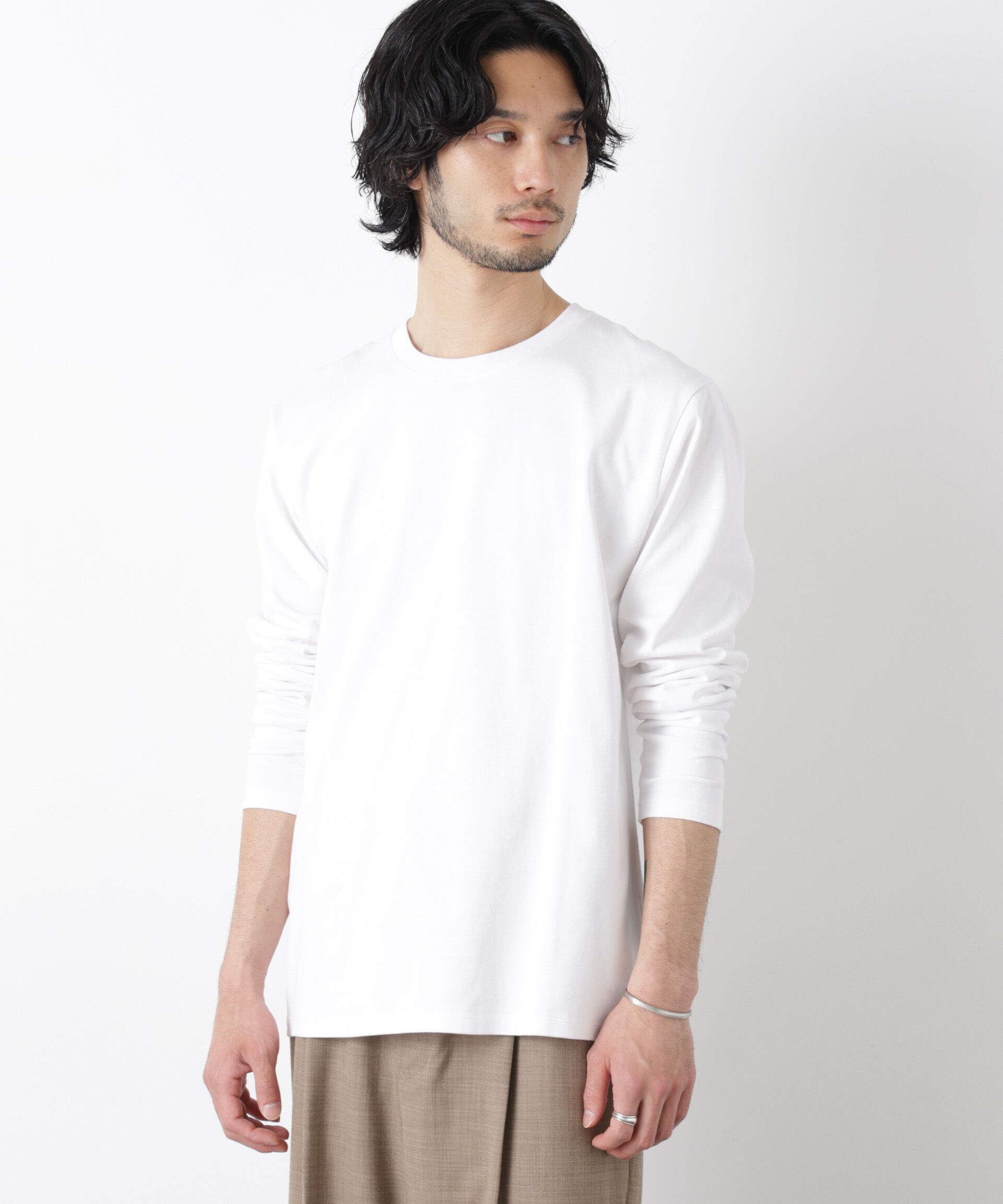 NANO universe「Anti Soaked(R)汗染み防止 クルーネックTシャツ」|Tシャツ・カットソー|