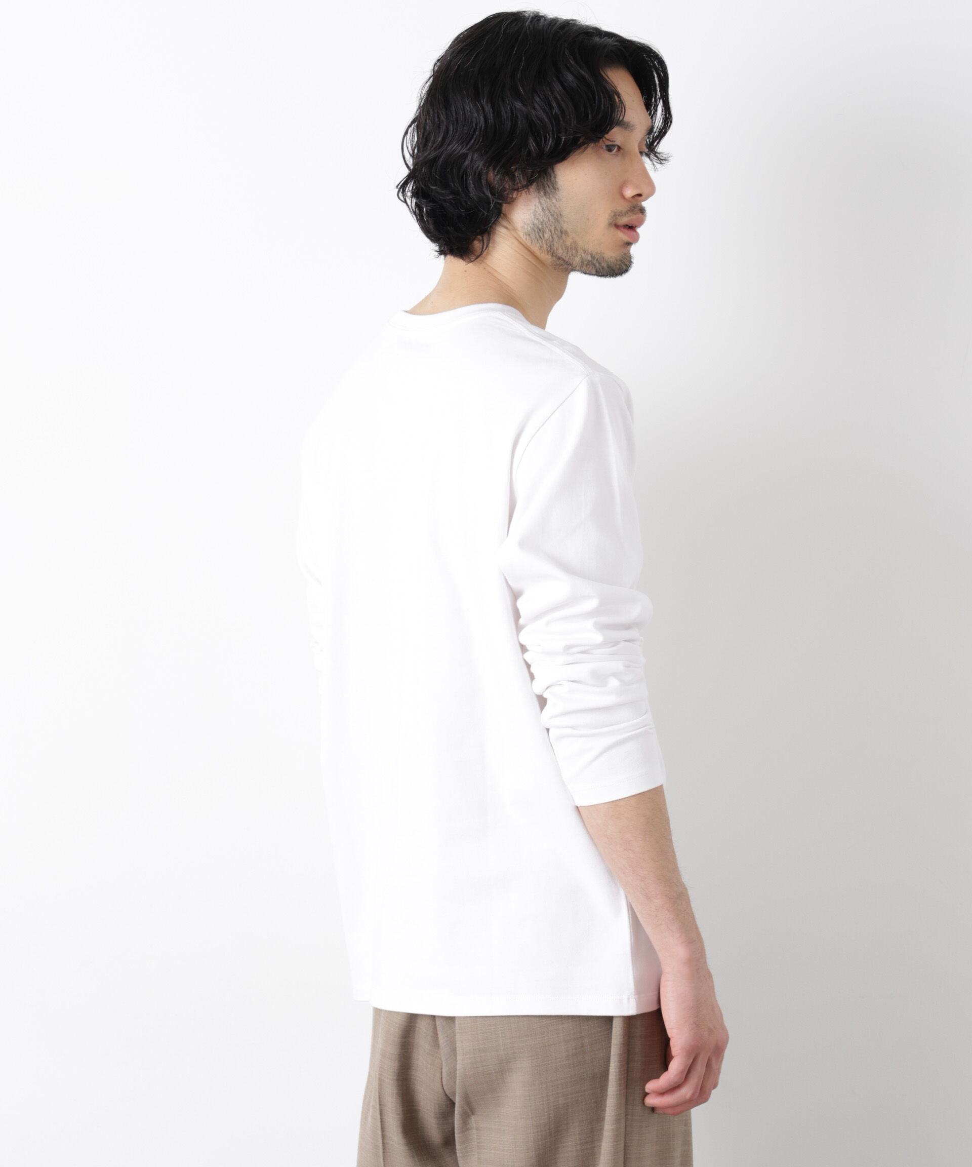 NANO universe「Anti Soaked(R)汗染み防止 クルーネックTシャツ」|Tシャツ・カットソー|