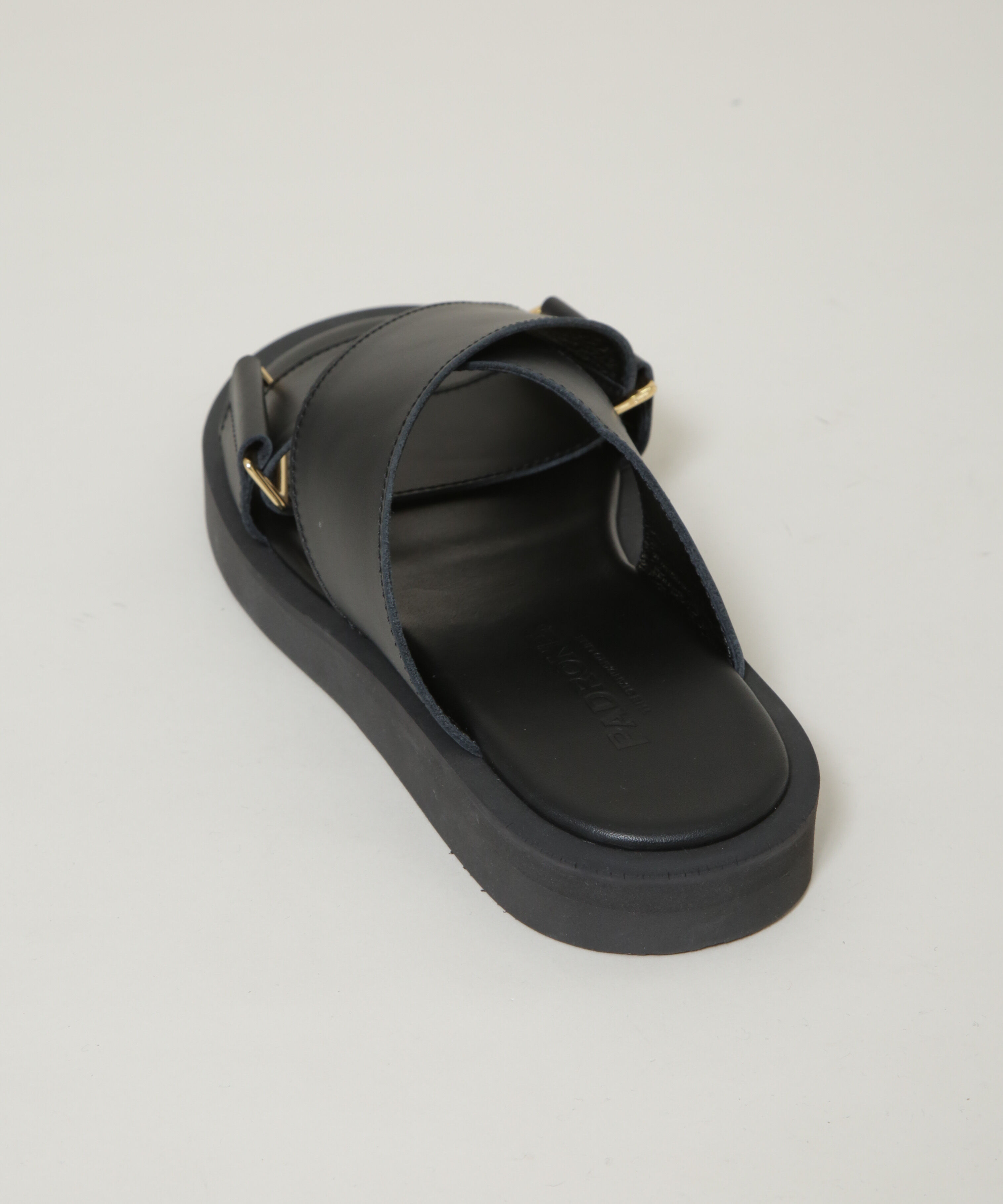 nano･universe「PADRONE THE STANDARD LINE/別注CROSS STRAP SANDAL/クロスストラップ」|サンダル|