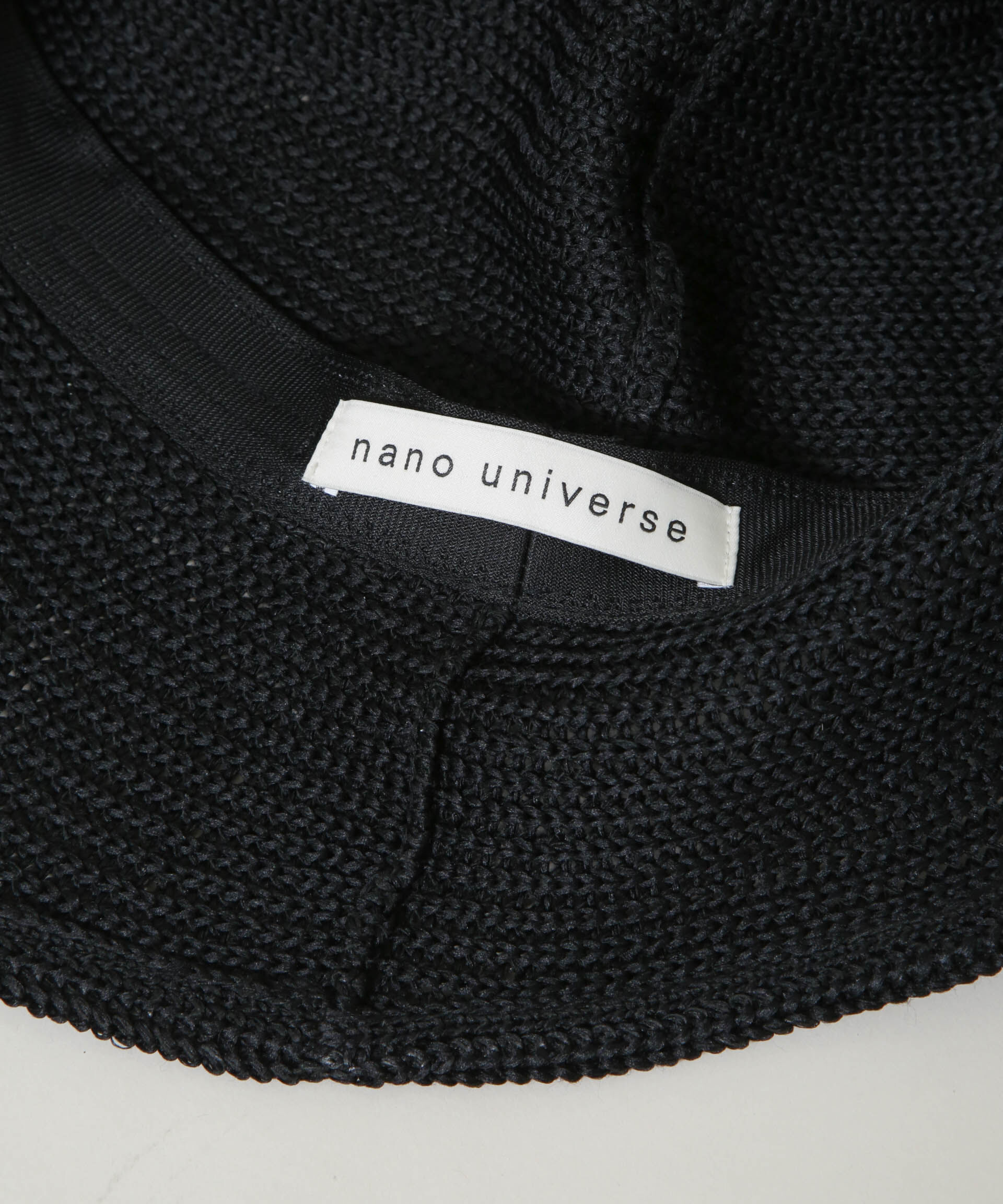 NANO universe「つば先ワイヤー入りサーモハット」|キャップ・キャスケット|