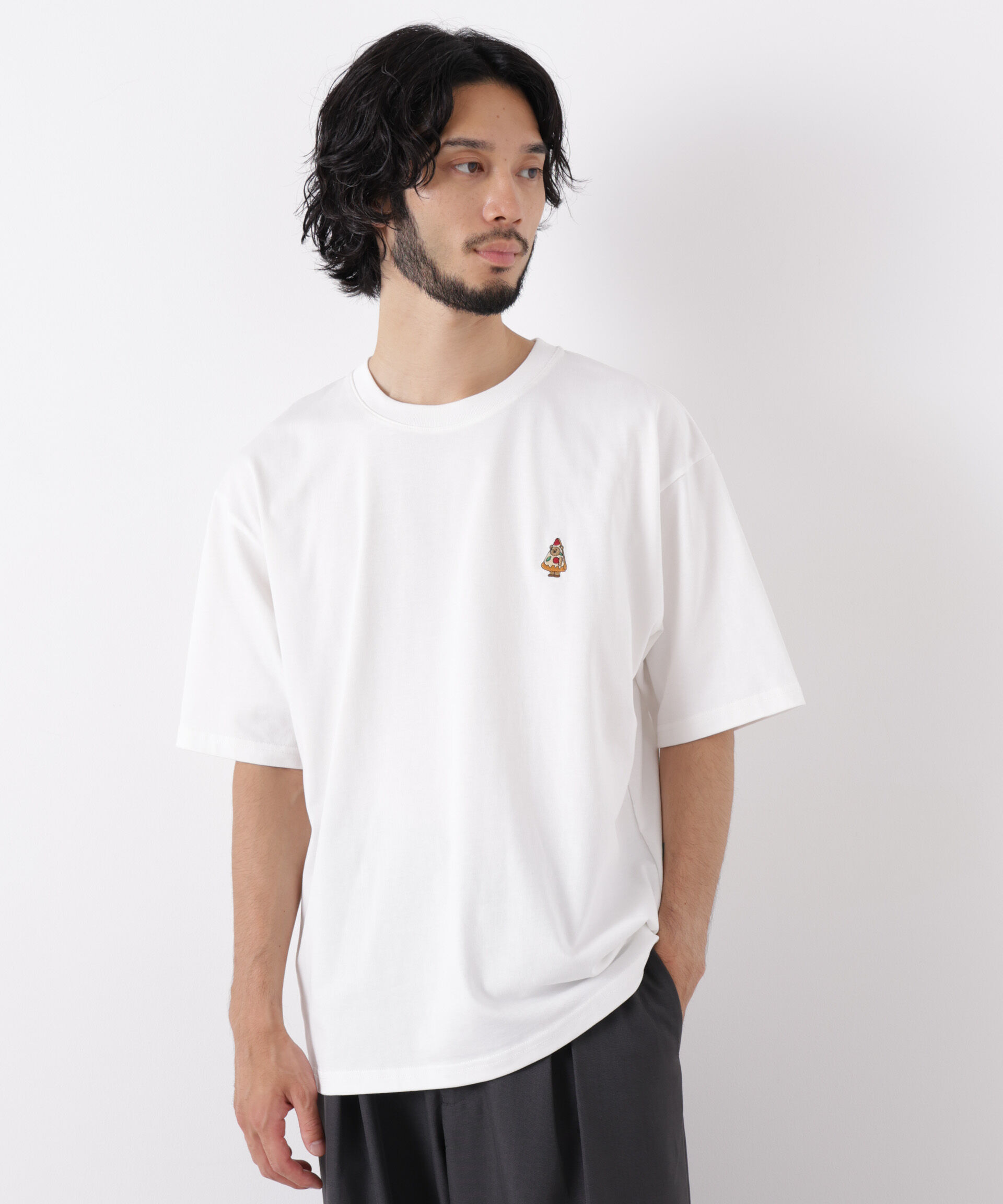 NANO universe「ナノベアTシャツ 半袖 フードスタンド」|Tシャツ・カットソー|