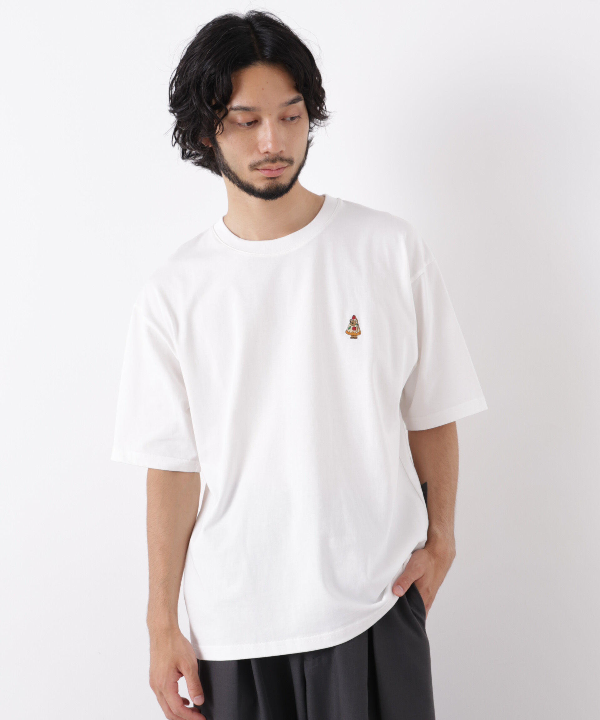 NANO universe「ナノベアTシャツ 半袖 フードスタンド」|Tシャツ・カットソー|