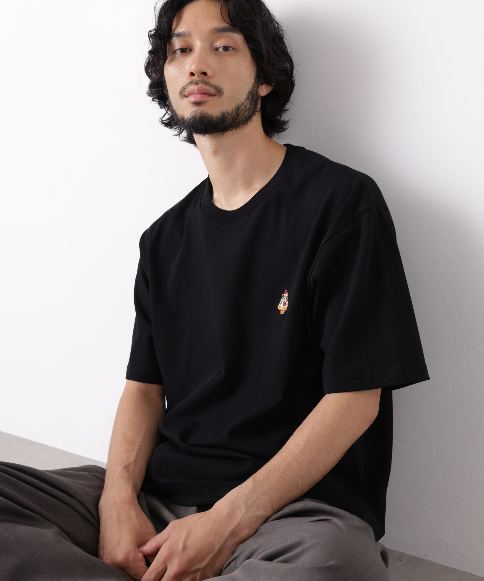 NANO universe「ナノベアTシャツ 半袖 フードスタンド」|Tシャツ・カットソー|パターン21
