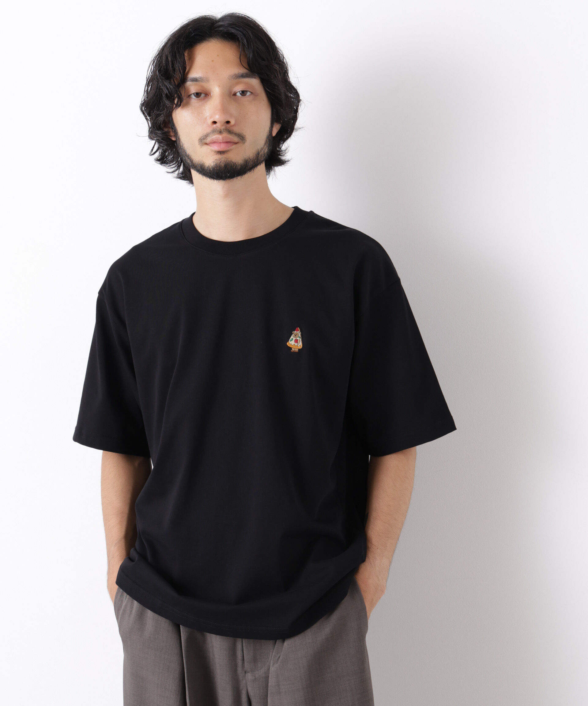 NANO universe「ナノベアTシャツ 半袖 フードスタンド」|Tシャツ・カットソー|