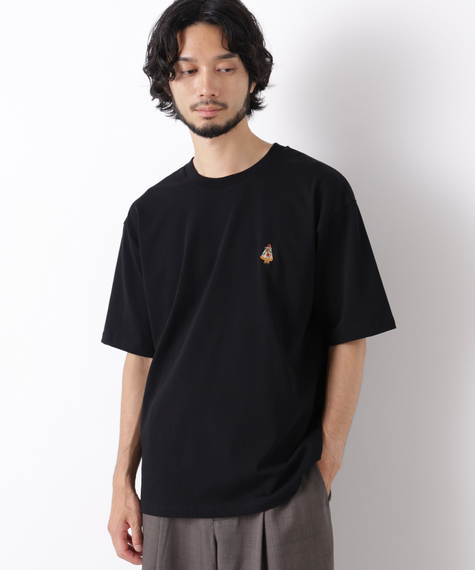 NANO universe「ナノベアTシャツ 半袖 フードスタンド」|Tシャツ・カットソー|
