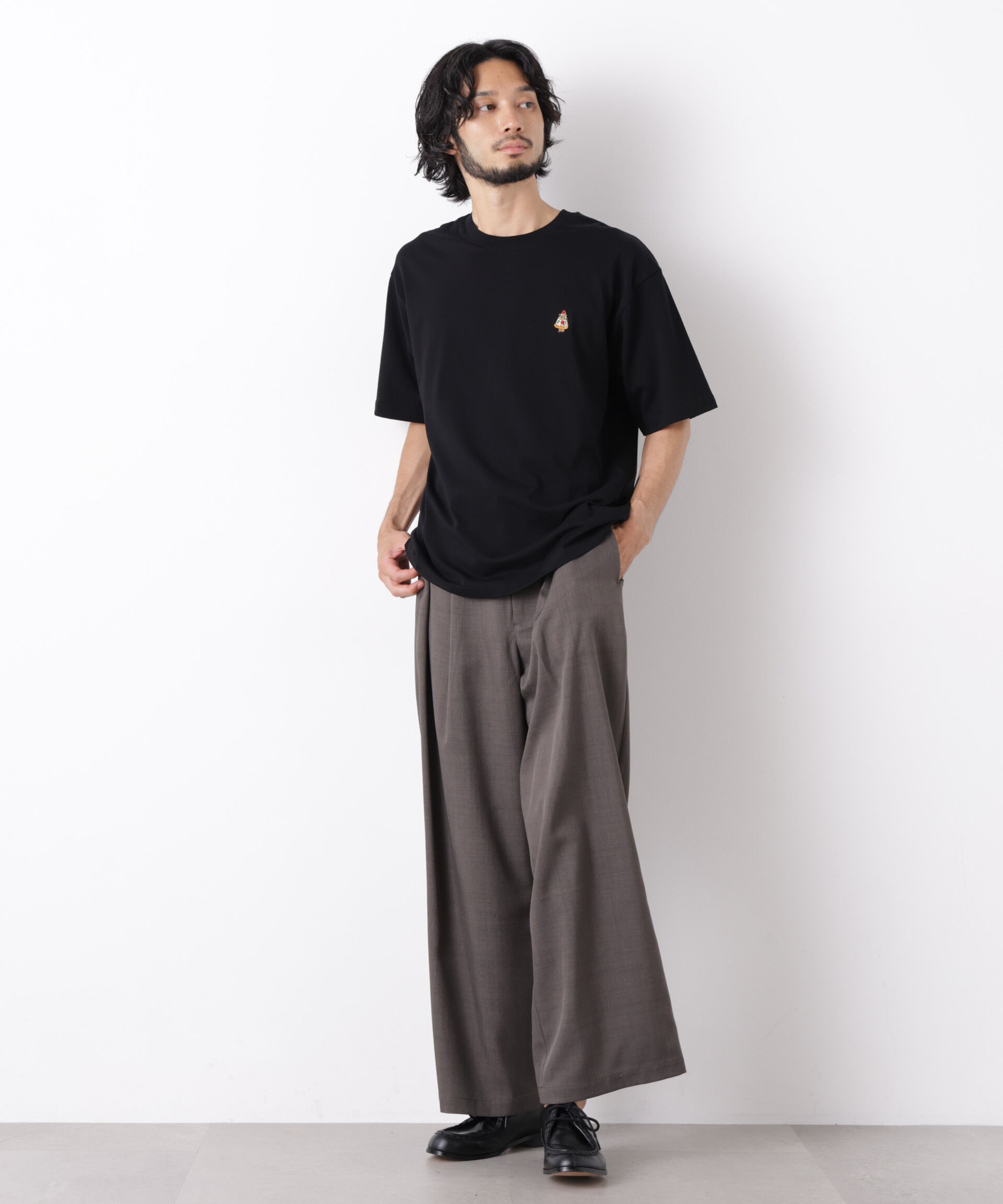 NANO universe「ナノベアTシャツ 半袖 フードスタンド」|Tシャツ・カットソー|