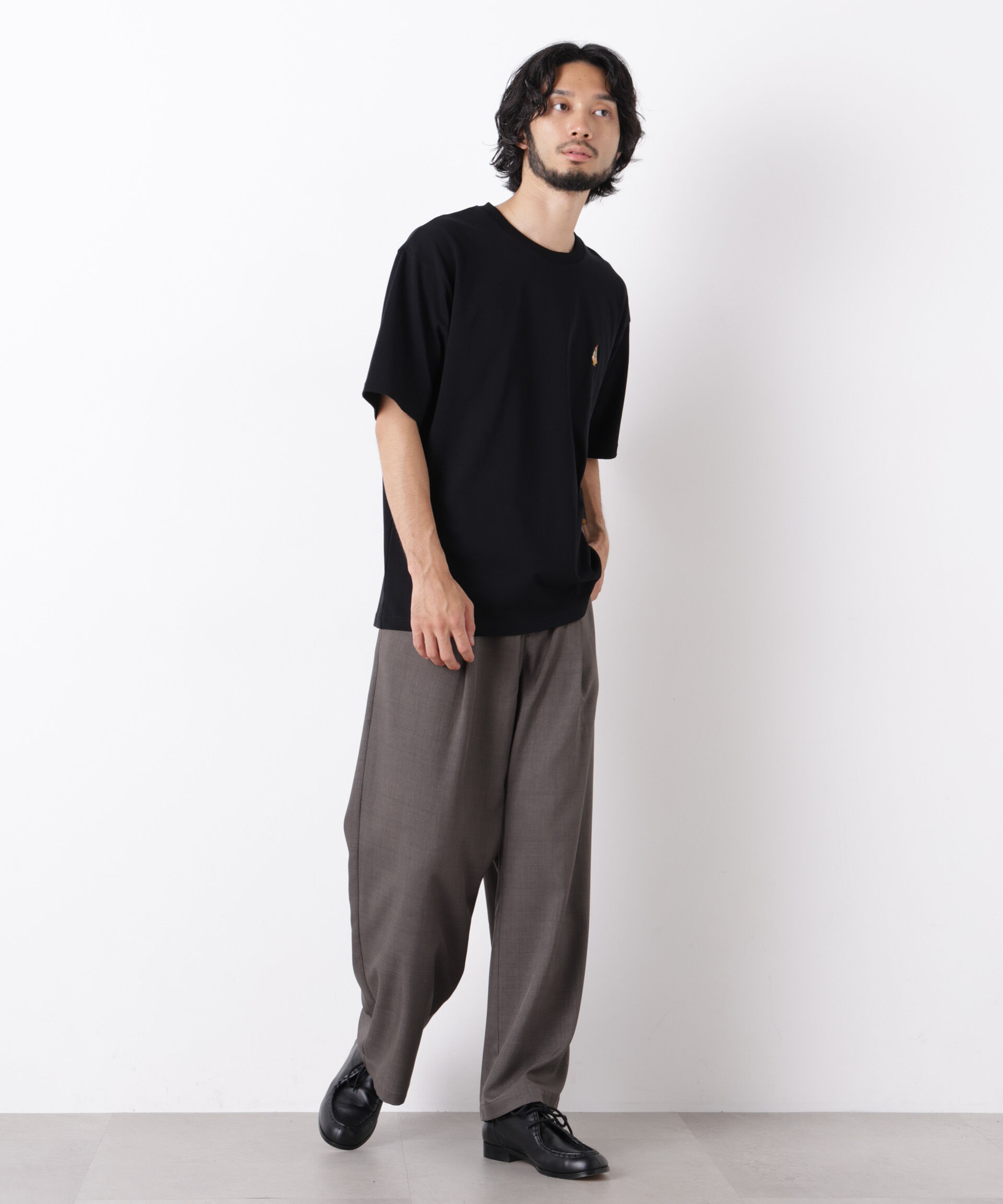 NANO universe「ナノベアTシャツ 半袖 フードスタンド」|Tシャツ・カットソー|