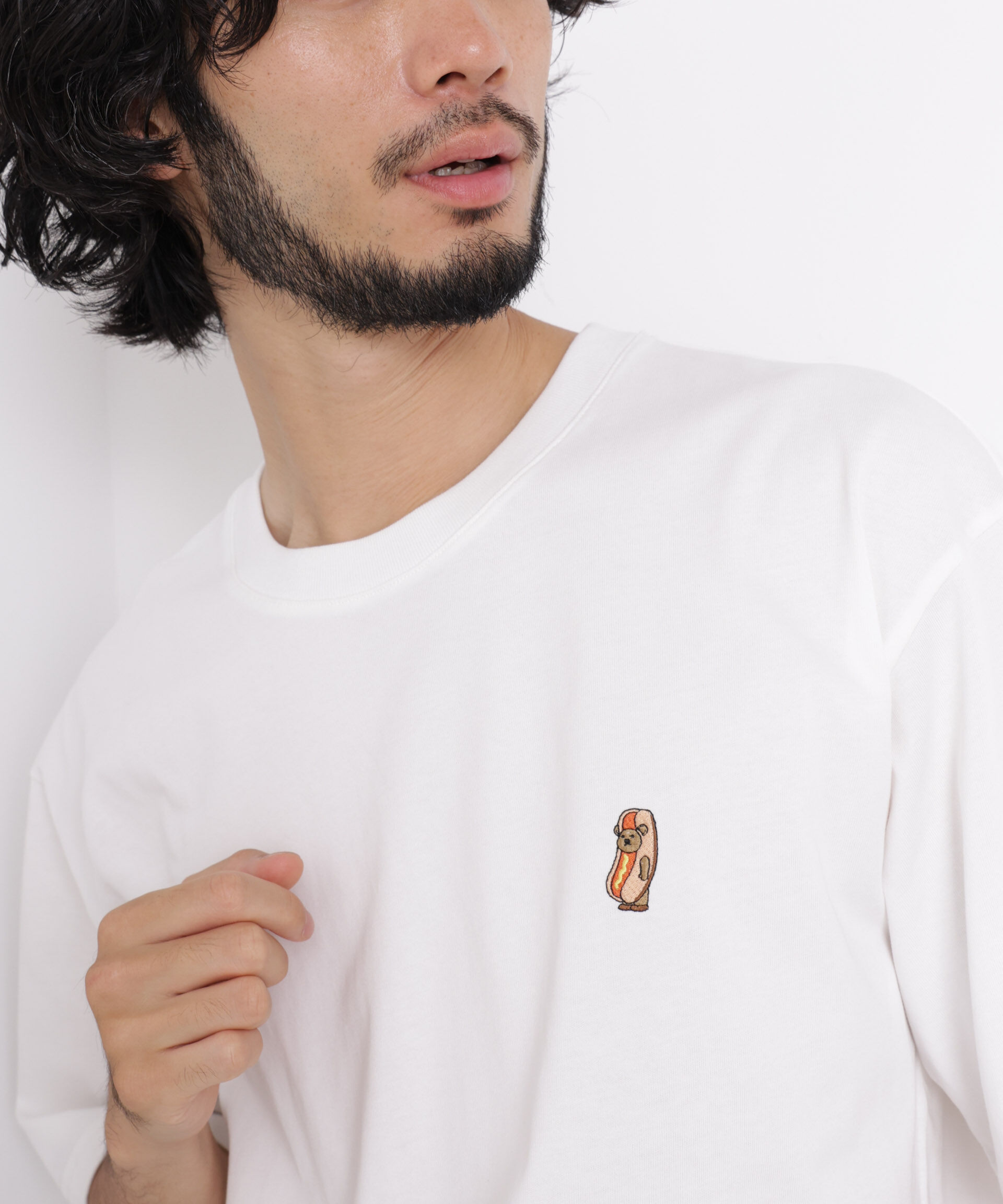 NANO universe「ナノベアTシャツ 半袖 フードスタンド」|Tシャツ・カットソー|