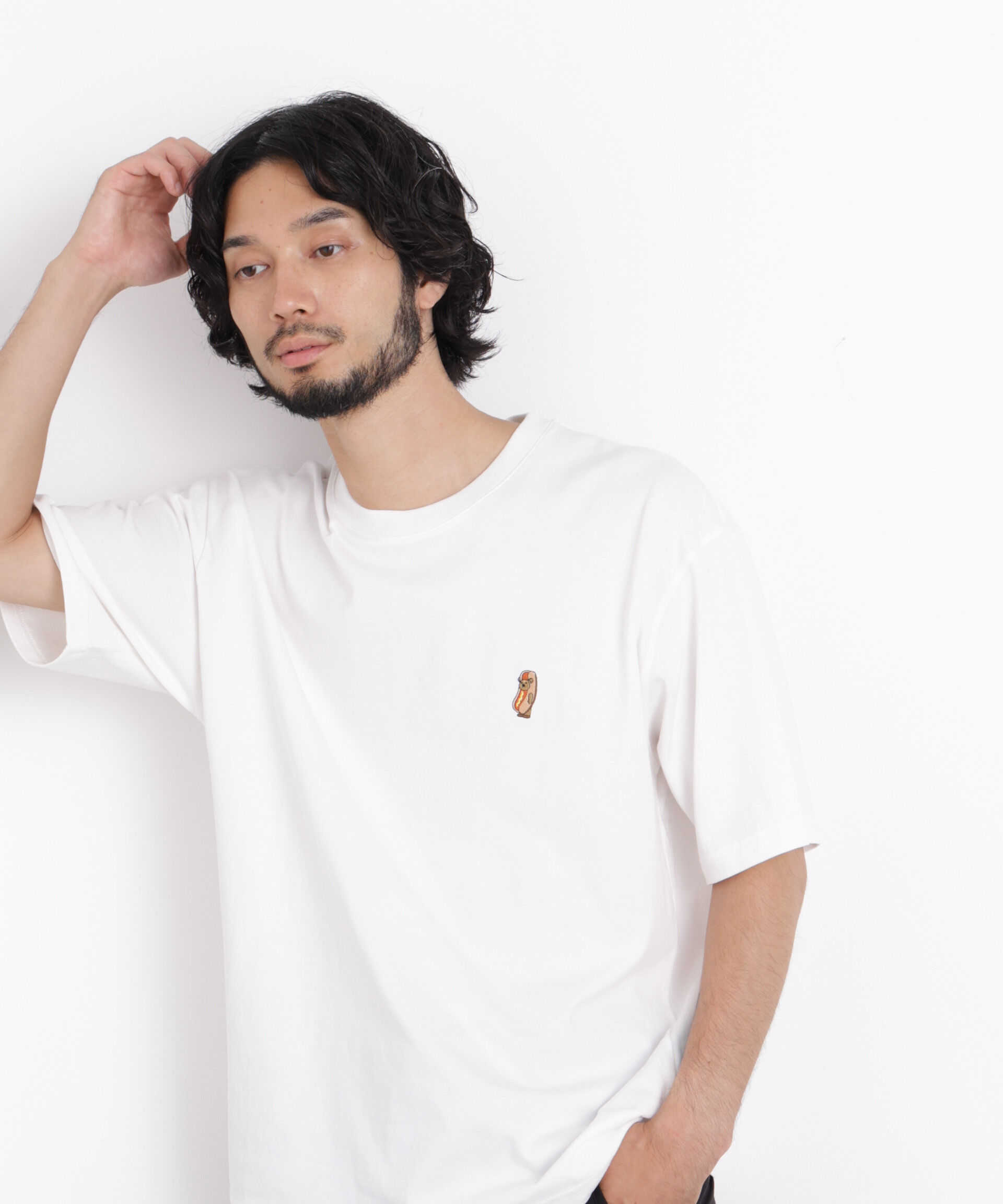 NANO universe「ナノベアTシャツ 半袖 フードスタンド」|Tシャツ・カットソー|