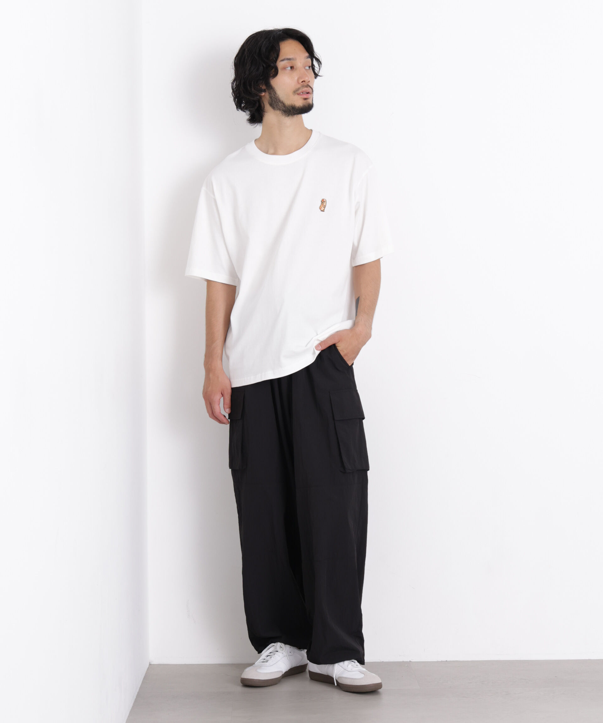 NANO universe「ナノベアTシャツ 半袖 フードスタンド」|Tシャツ・カットソー|