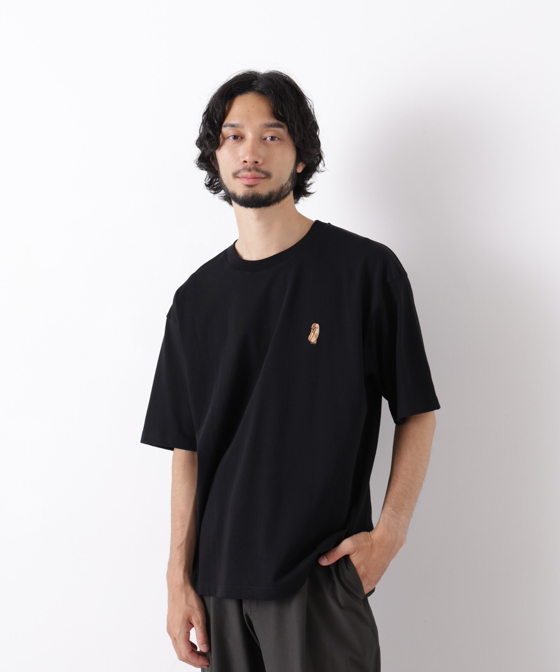 NANO universe「ナノベアTシャツ 半袖 フードスタンド」|Tシャツ・カットソー|