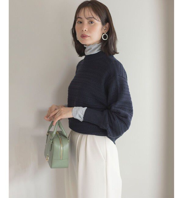 組曲「ラメチュールコンビタートル カットソー」|Tシャツ・カットソー|