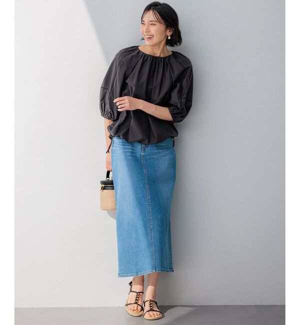 23区「【Oggi4月号掲載/洗える】23区DENIM ストレッチ デニムスカート」|スカート|