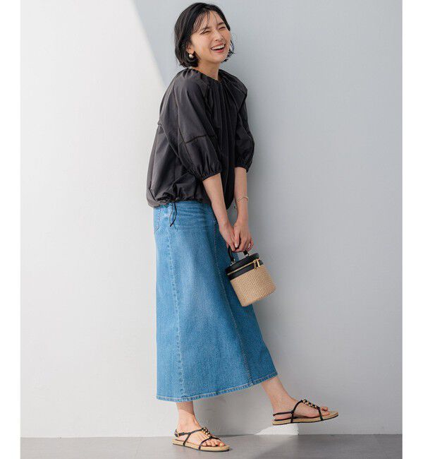 23区「【Oggi4月号掲載/洗える】23区DENIM ストレッチ デニムスカート」|スカート|