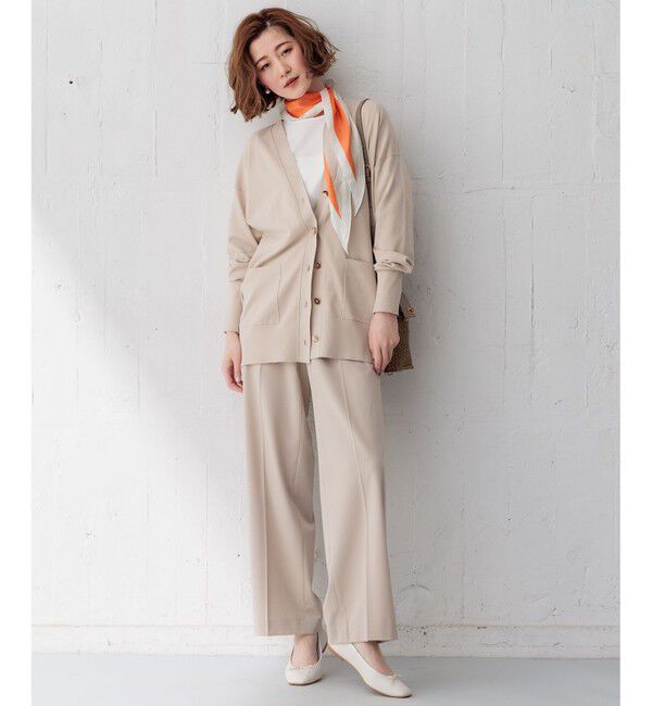 23区「【洗える】コンフォートストレッチ カーディガン」|カーディガン|