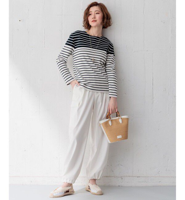 23区「【Oggi4月号掲載/洗える】シルキーストレッチ パラシュートパンツ」|その他|