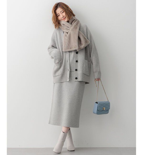 23区「【洗える】カシミヤブレンド ニット カーディガン」|カーディガン|