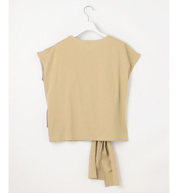 23区「【SLOW/一部店舗限定】ライトツイストコットン サッシュデザイン Tシャツ」|Tシャツ・カットソー|