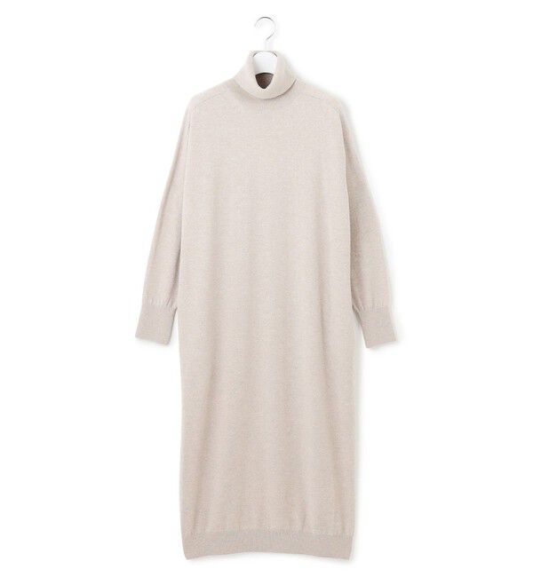 23区「【洗える】カシミヤブレンド タートルネック ニットワンピース」|ワンピース|