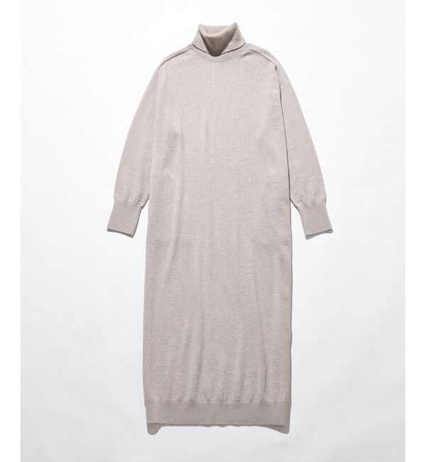 23区「【洗える】カシミヤブレンド タートルネック ニットワンピース」|ワンピース|